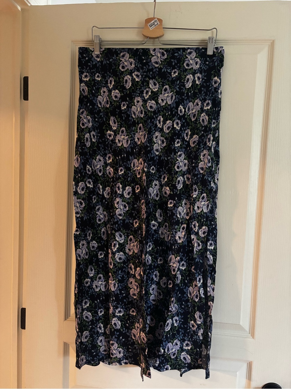 GAP Floral Skirt in Navy and Lilac NWT